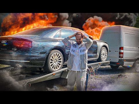 Видео: AUDI A8 после ЖЕСТКОГО ДТП. Зачем я в это ВЛЕЗ?