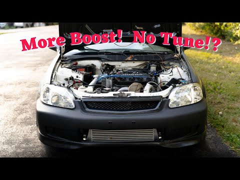 Видео: Увеличиваю мощность моего турбо-Civic без настройки