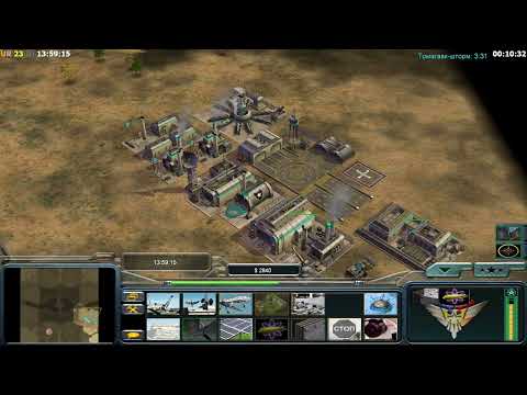 Видео: Generals Contra 007 - США. Сверхмощное Оружие 1vs7 Китай. Ядерное Оружие