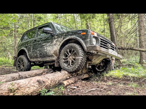 Видео: 2 Нивы и ГАЗ-69 в трофи! Покатушка 24.06.2023 часть 1