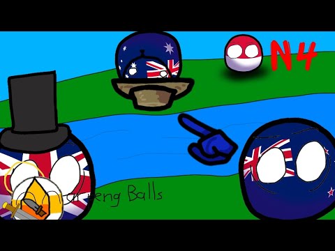 Видео: COUNTRYBALLS N4 Почему Австралия стоит вверх ногами ?