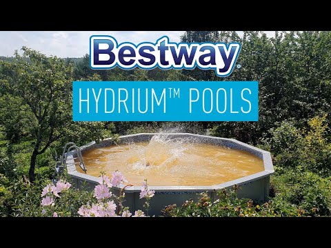 Видео: Бассейн Bestway Hydrium (покупка, установка, очистка)