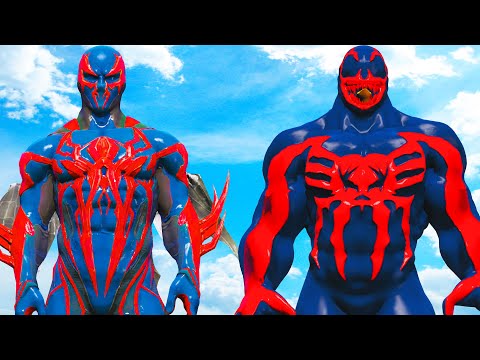 Видео: человек-паук 2099 vs яд 2099 - эпическая битва