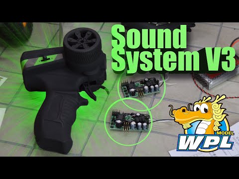 Видео: WPL Sound System V3. Приемник, регулятор, свет, звук, управление лебедкой - 5 в 1