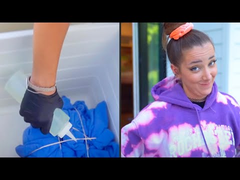 Видео: Переделываем СТАРЫЕ вещи ОТБЕЛИВАТЕЛЕМ !- Дженна Марблс DIY