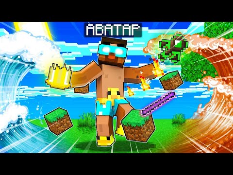 Видео: 😨 Майнкрафт но Я Стал Аватаром и Управляю Всеми Стихиями! Аватар в майнкрафт