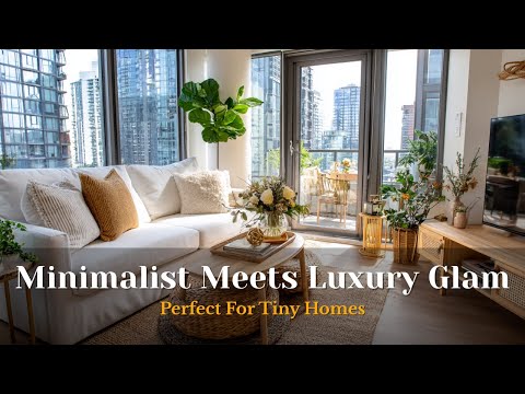 Видео: Современный минимализм x Роскошный гламур | Потрясающий дизайн интерьера для небольших помещений ...