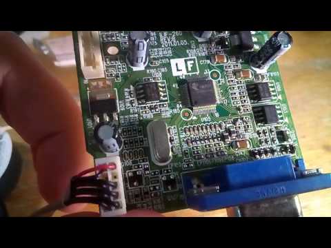 Видео: Монитор не видит сигнала. Ремонт ЖК (LCD) монитора (не конденсаторы). Ремонт скалера.