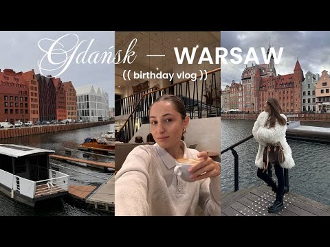 Видео: BIRTHDAY VLOG: неделя из жизни в Варшаве и Гданьске, новая стрижка, шопинг в IKEA, обзор шуб из ZARA