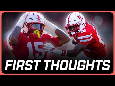 Видео: ПЕРВЫЕ МЫСЛИ о ПОБЕДЕ Небраски над Мичиган Стэйт | Обзор Husker | Hurrdat Sports Live