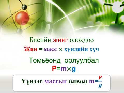 Видео: 6 р анги №2 хүндийн хүч ба жин