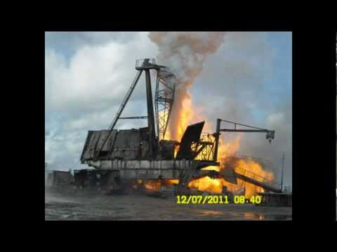 Видео: авария на свк. №506 Тарко-Салинское ГКМ \ accident at the gas well