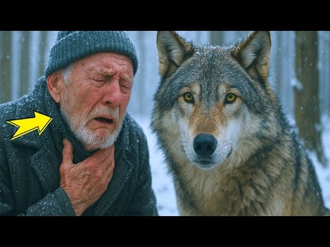 Видео: НЕМОЙ дедушка спас волка    НО то, что зверь ПРИНЁС потом — ДО СЛЁЗ!