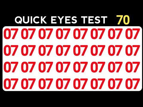 Видео: Найди лишнее | Тест на зрение | Издание с цифрами и буквами