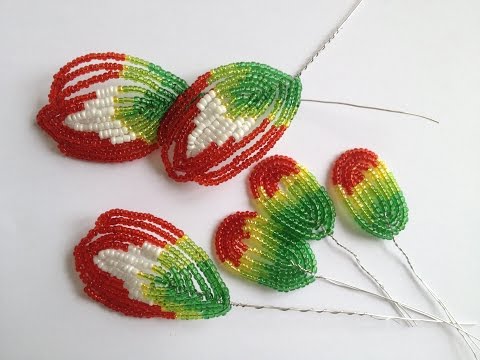 Видео: МК: ГИППЕРАСТРУМ / АМАРИЛЛИС из бисера. Часть 2/5. Tutorial: AMARYLLIS out of beads