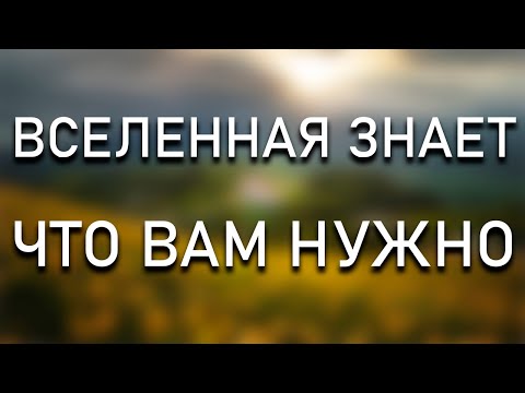 Видео: Вселенная знает, что вам нужно