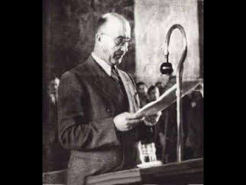 Видео: Кимон Георгиев на 12 09 1944 : Забраняваме вестници, арестуваме министри и депутати