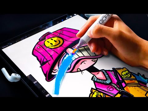 Видео: Впервые рисую на iPad Pro