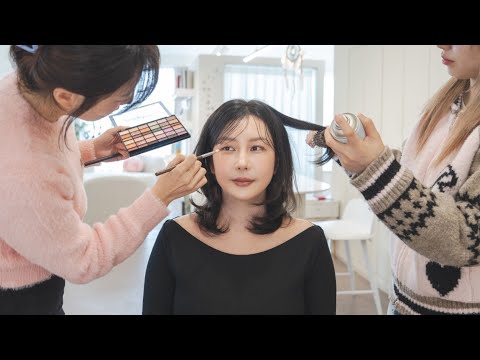 Видео: ASMR💄Тихое утро в Хондэ | Причёска и макияж для профиля | Мягкий голос
