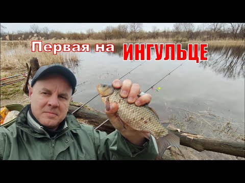 Видео: Первая рыбалка на ИНГУЛЬЦЕ 🐟🐟🐟 Карась пошёл /  Fishing Video