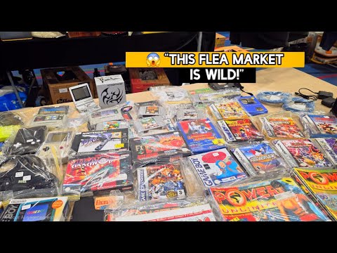 Видео: Количество киосков с видеоиграми на этом блошином рынке было БЕЗУМНЫМ!