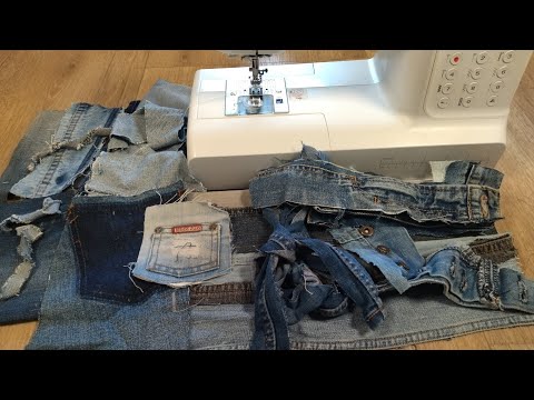 Видео: Чтобы джинсовые лоскуты не валялись без дела