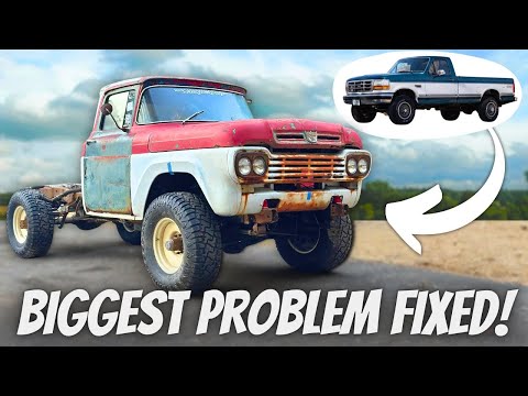 Видео: Самая большая проблема: замена шасси классического Ford на 7.3 турбодизель!