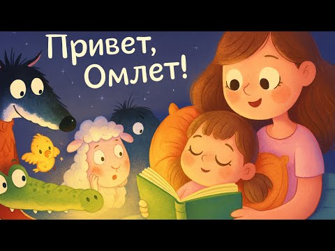Видео: «Привет, Омлет!» -Стив Смолман. Читаем сказку на ночь🌝