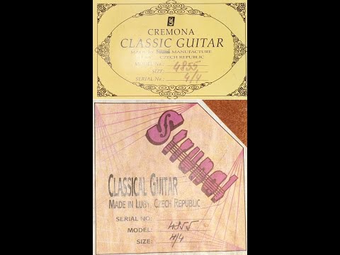 Видео: Обзор Гитар Cremona и Strunal 4855