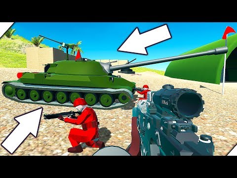 Видео: ДИКИЙ ТАНК СНАЙПЕР - Игра Ravenfield. Битва солдатиков в РЕВЕНФИЛД
