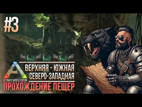 Видео: Прохождение верхней-южной и северо-западной пещер. Артефакты стаи и небесного лорда. ARK Revamp.