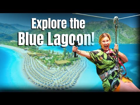 Видео: Путеводитель по Турции 🇹🇷 | Пешеходная экскурсия по Голубой лагуне Олюдениз 🌊 | Исследуйте Голубу...