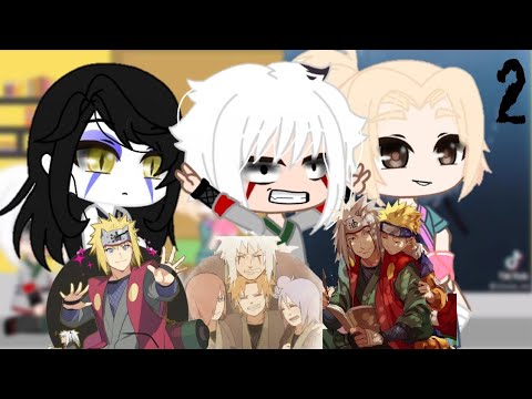 Видео: Реакция старой команда номер 7 на учеников Джирайи на тт //2 //Gacha club //