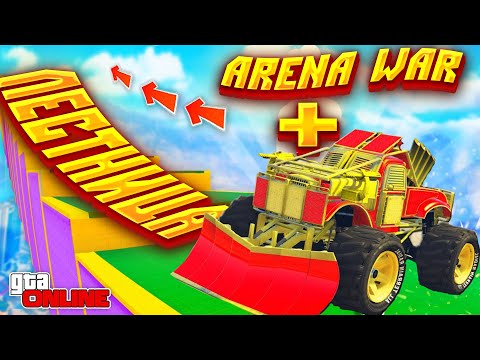 Видео: ЛЕСТНИЦА В GTA 5 ONLINE: ТЕСТИРУЕМ МАШИНЫ ИЗ ARENA WAR