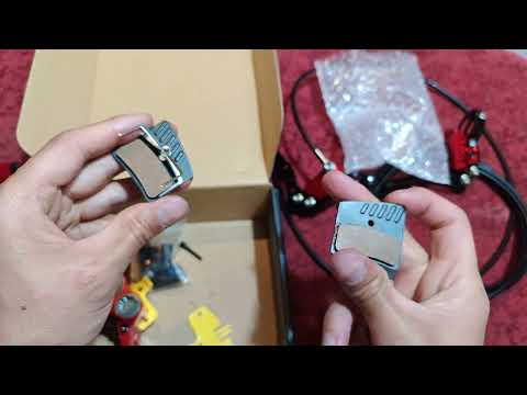 Видео: AliExpress ONIRIL IIIPRO для горного велосипеда тормоз с 4 поршнями гидравли