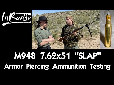 Видео: M948 7.62x51 "SLAP" — испытания бронебойных боеприпасов