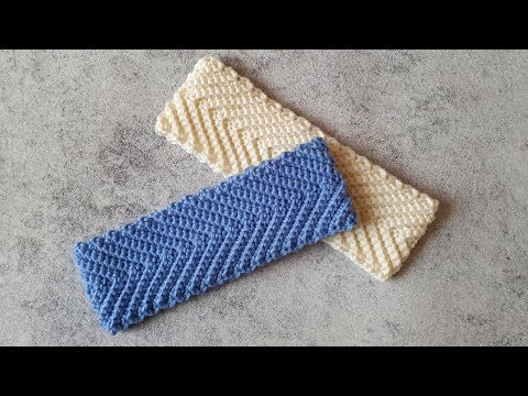 Видео: ХИТ сезона! СТИЛЬНАЯ ПОВЯЗКА на голову КРЮЧКОМ! Crochet Headband