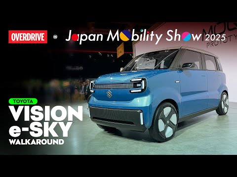 Видео: Suzuki Vision e-Sky | Обзор | Японская выставка мобильности 2025 | #OVERDRIVE