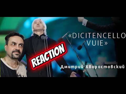 Видео: Dmitry Hvorostovsky - Dicitencello vuie 2015  Дмитрий Хворостовский REACTION