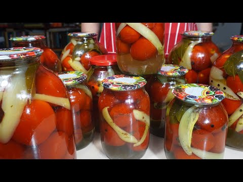 Видео: Мариновані помідори як сік 🧡 - перевірений роками рецепт 🧡