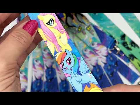 Видео: Полюбуйтесь, друзья, на яркие мультяшные образы на ланъярде 😍