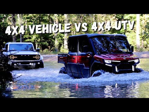 Видео: CFMOTO Highland и Ford Bronco Raptor отправляются в путешествие по водопадам Рейнбоу