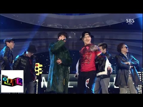 Видео: Чон Ён Хва, Ян Дон Гын и Коллабора @ популярная песня Inkigayo 150125