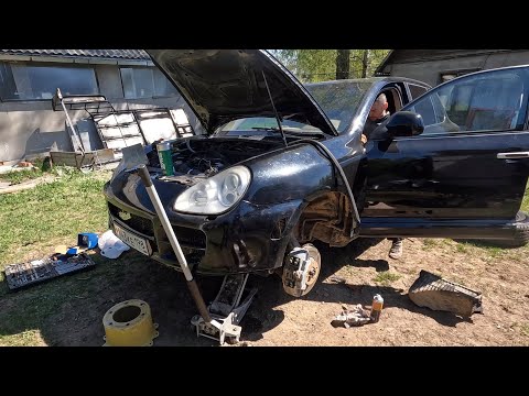 Видео: Трактористы купили Porsche Cayenne. Слабонервным не смотреть!