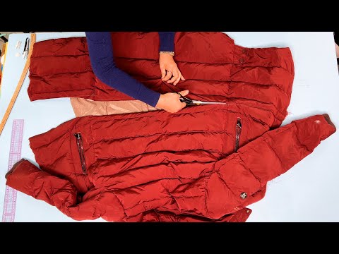 Видео: [DIY] Я сделала три роскошных вещи из старой парки на утином пуху!