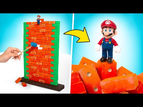 Видео: Настоящая настольная игра Super Mario