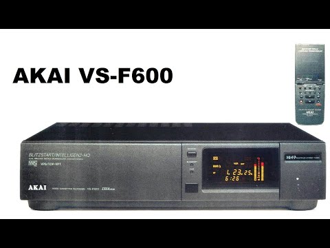 Видео: AKAI VS-F600.Обзор Hi Fi видеомагнитофона.