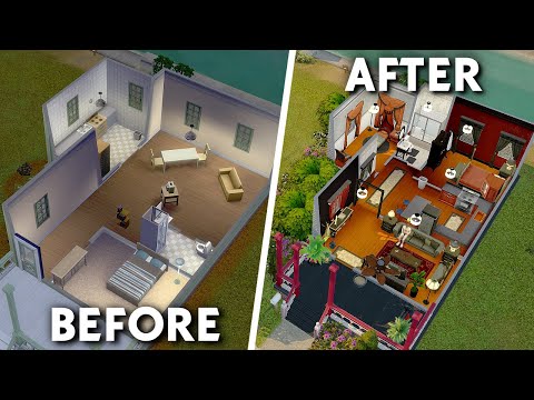Видео: Преображение уродливого стартового дома EA в The Sims 4
