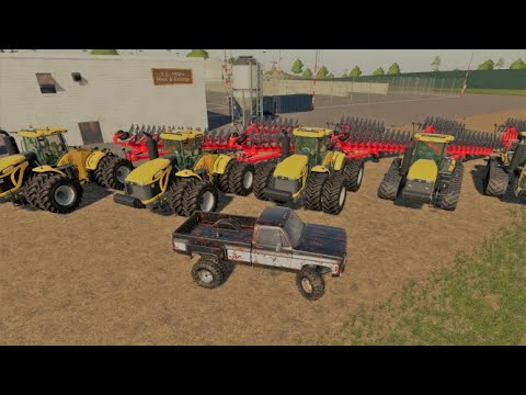 Видео: Farming Simulator 19 Challenger Вспашка поля CoursePlay.