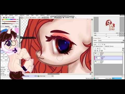 Видео: ~Speedpaint~пони обработка~трейд~